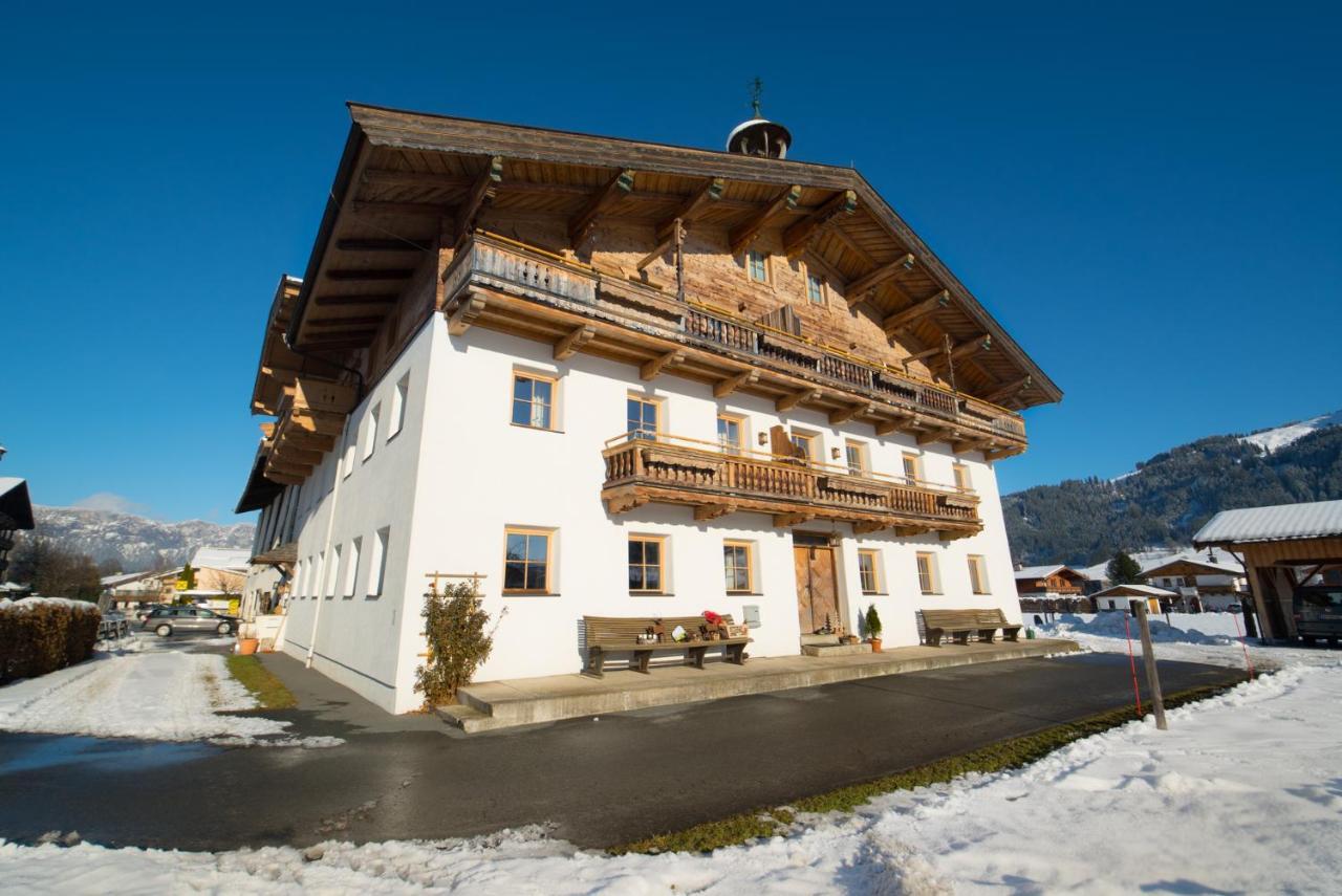 Ferienwohnung Huberhof Oberndorf in Tirol Eksteriør bilde